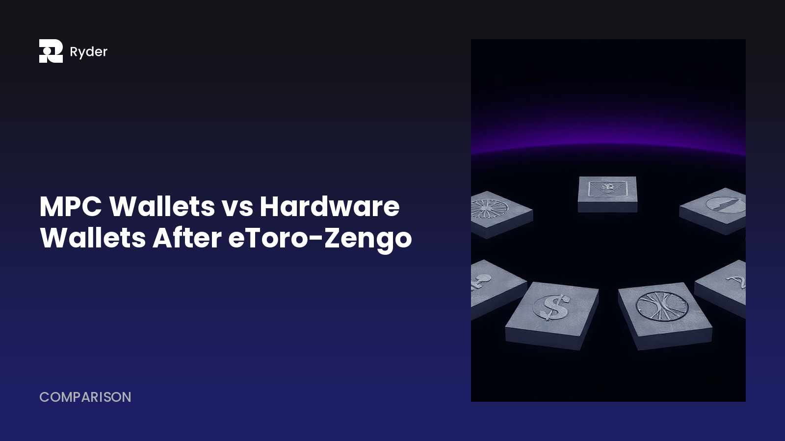 Ryder blog hero — mpc wallets vs hardware wallets after etoro-zengo