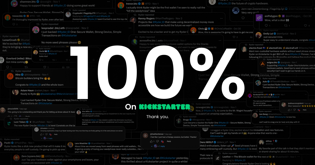 🚀 Ryder One Hits 100% Goal - Join Our Upcoming Q&A Session!