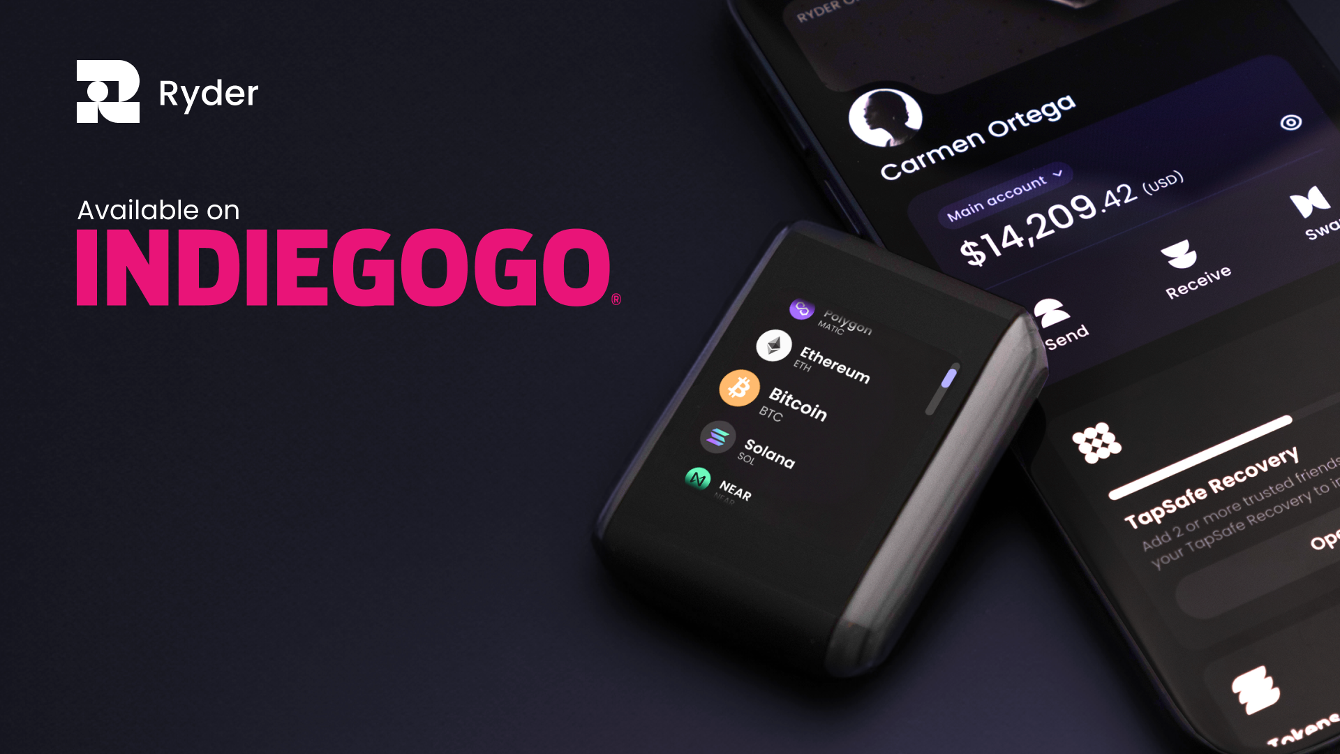 Ryder One is now available for pre-order on Indiegogo Indemand