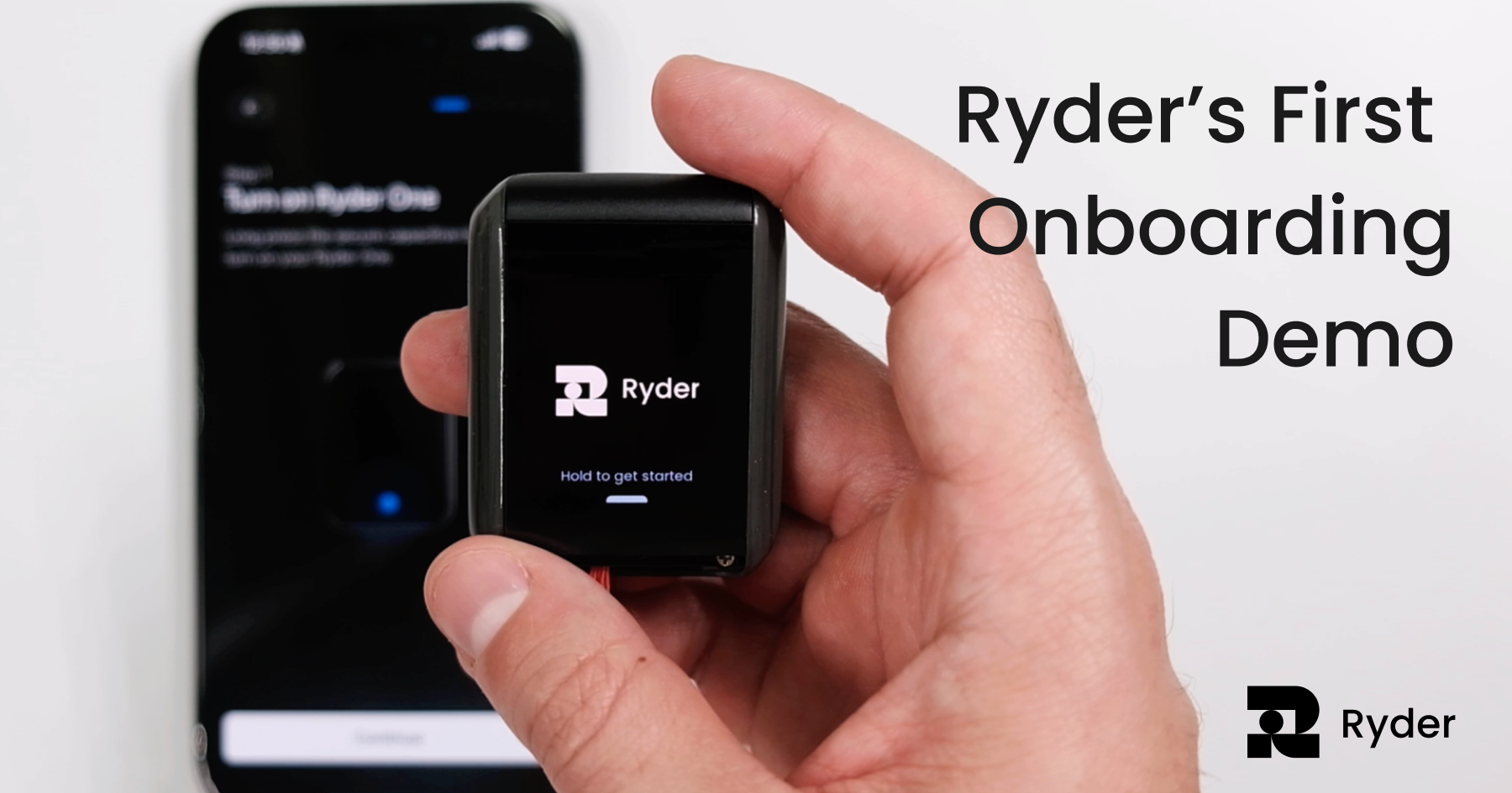 Ryder February Update - First Onboarding Demo is here!