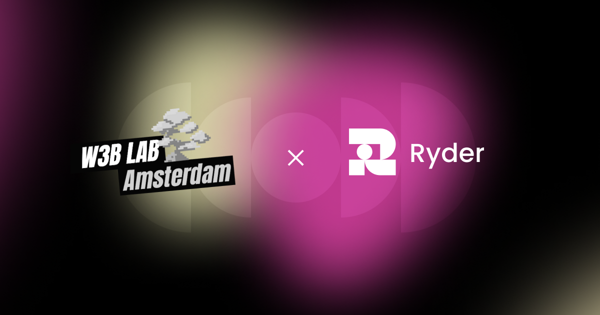 Ryder and Web3Lab: Pioneering Grassroots Web3 Adoption in Europe