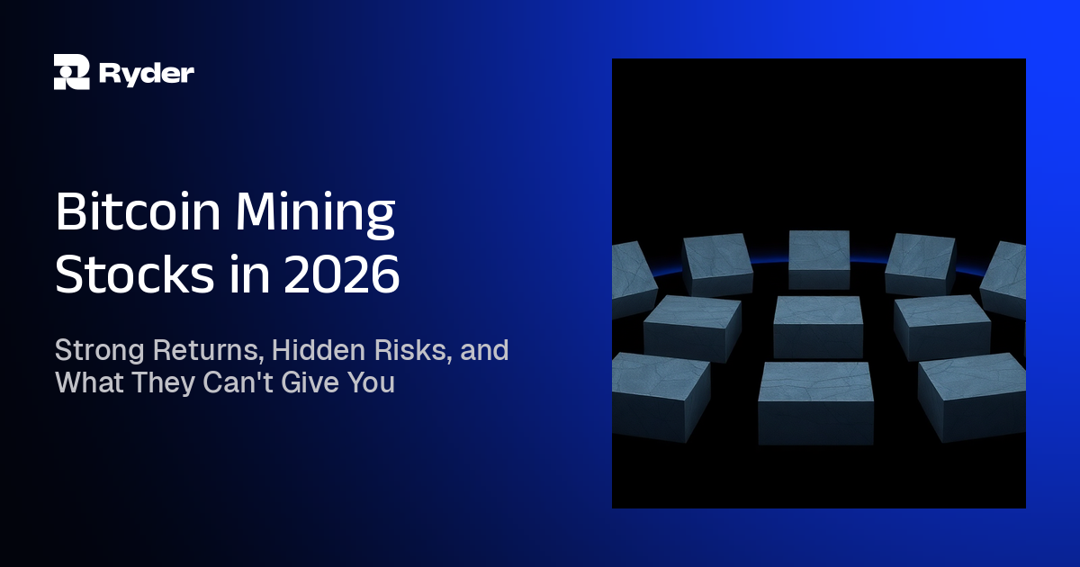 Hero banner — bitcoin mining stocks 2026