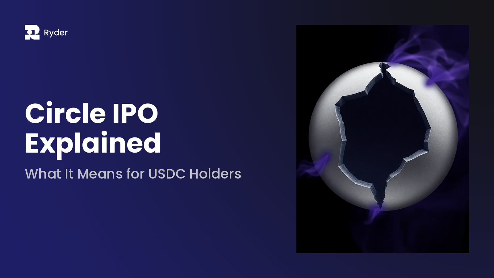 Hero banner — circle ipo