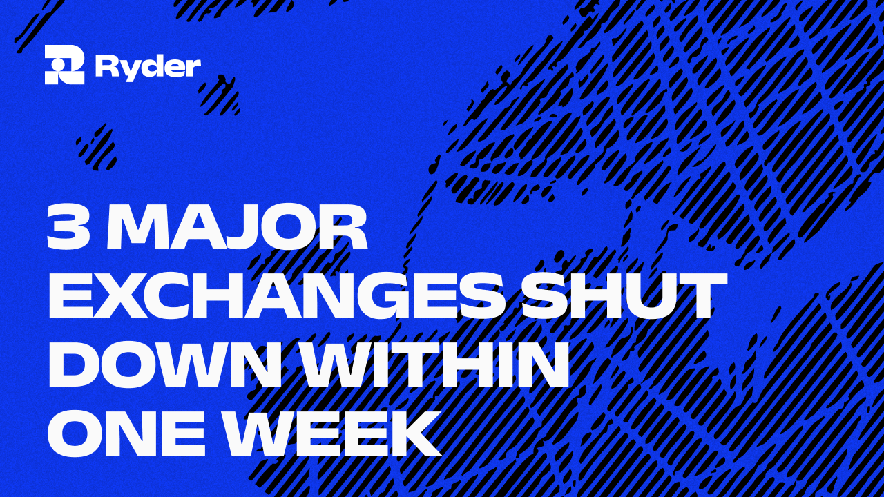 Three Crypto Exchanges Shut Down Within 2 Weeks. Is Yours Next?