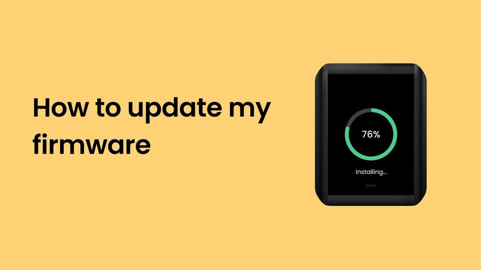 How to update my firmware