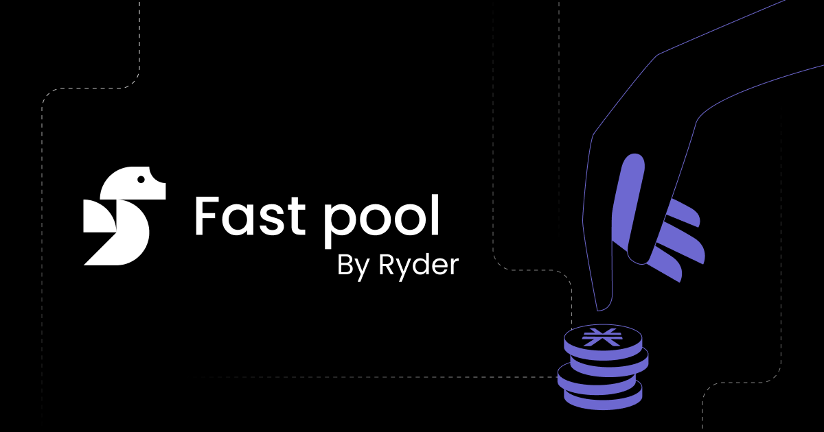 Ryder operates FAST Pool adding more services: future sBTC payout, Liquid Stacking, Instant Off-ramp and On-ramp.
