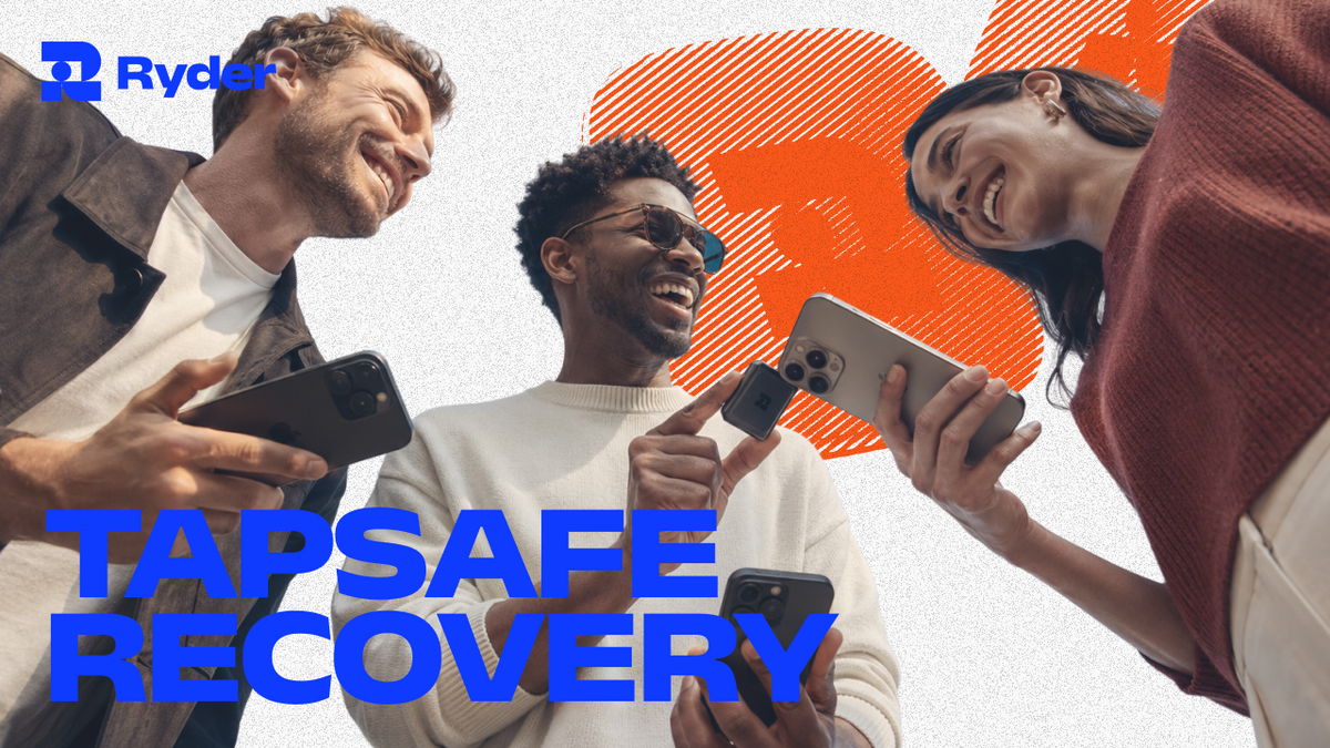 Ryder’s TapSafe Recovery Is Now Patent Pending: Self-Custody Made Easy