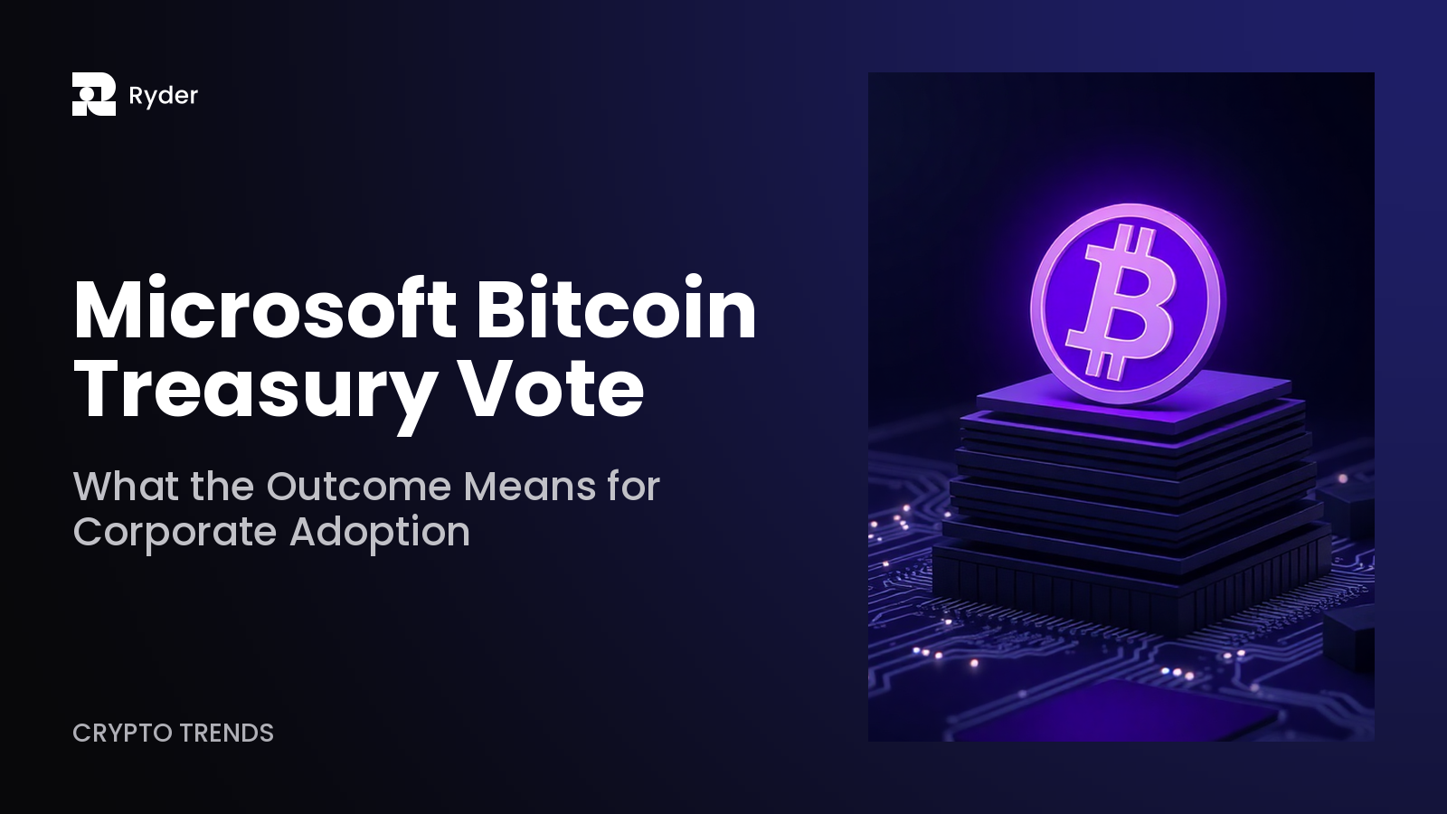Hero banner — microsoft bitcoin treasury