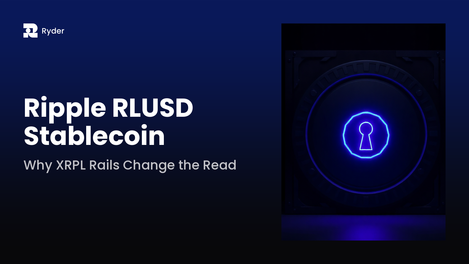 Hero banner — ripple rlusd stablecoin