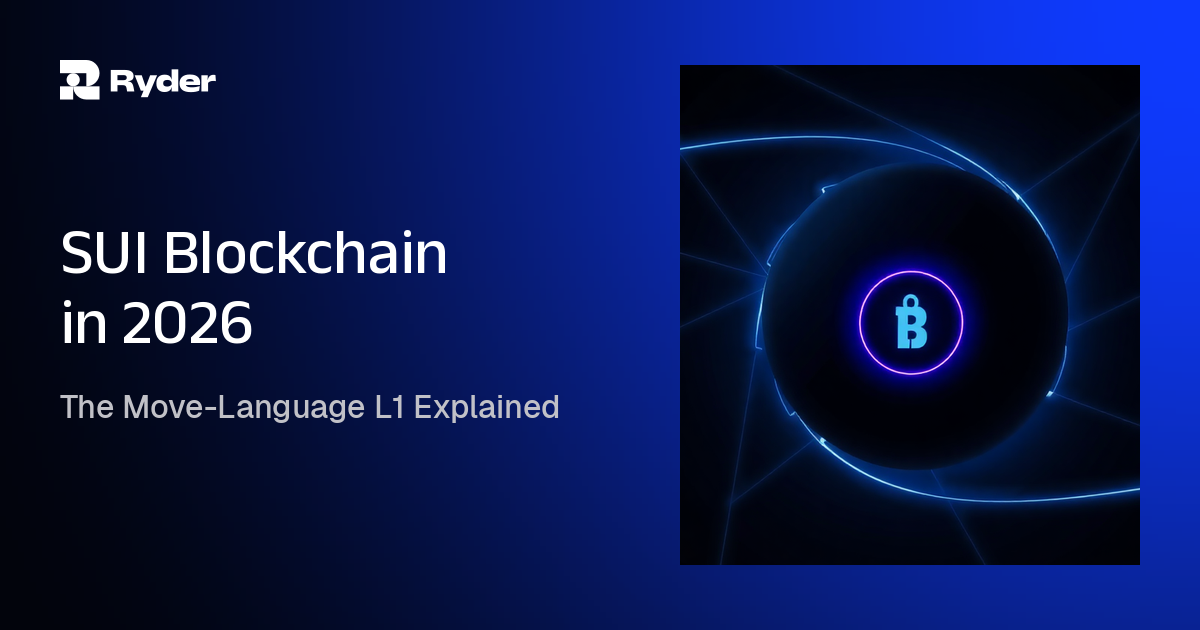 Ryder blog hero reading The Move-Language L1 Explained | SUI Blockchain in 2026 — sui crypto