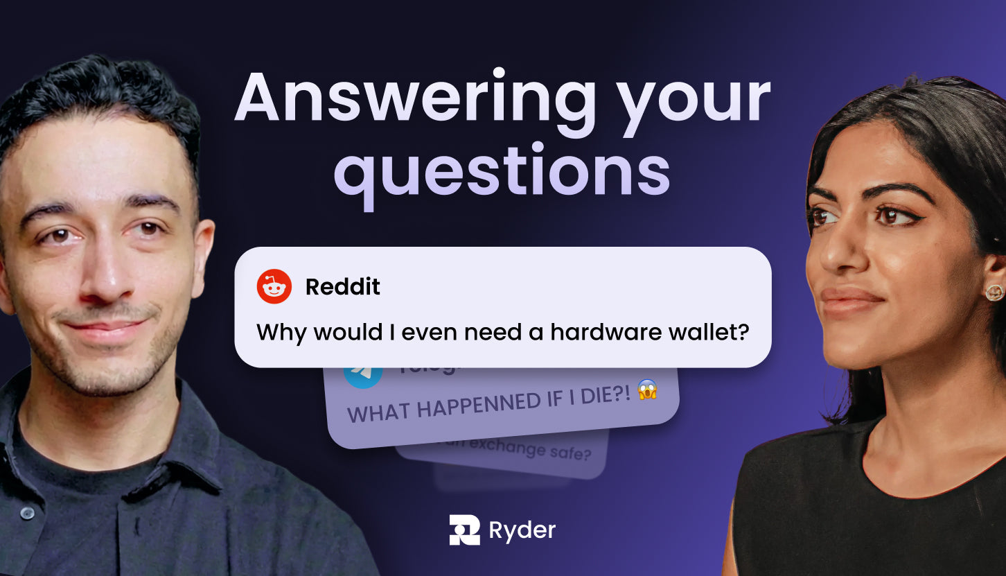 We Shipped. Here’s What Everyone Wants to Know About Ryder One