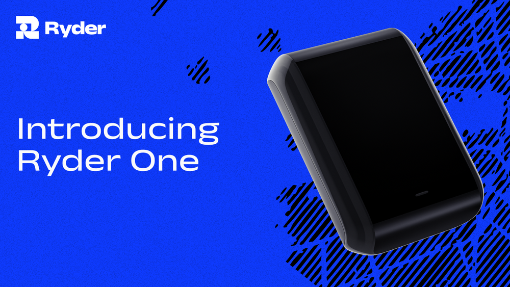Ryder | Crypto Hardware Wallet With No Seed Phrase