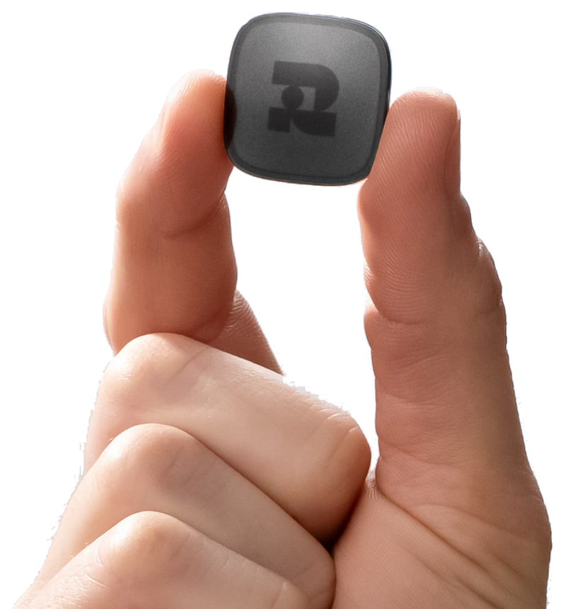 Recovery Tag held between two fingers