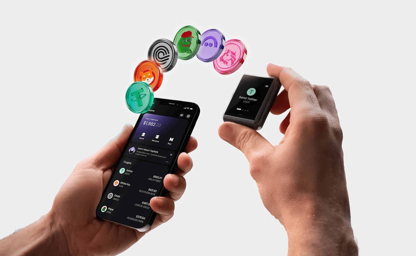 Easy to buy, swap and sell crypto through a single app